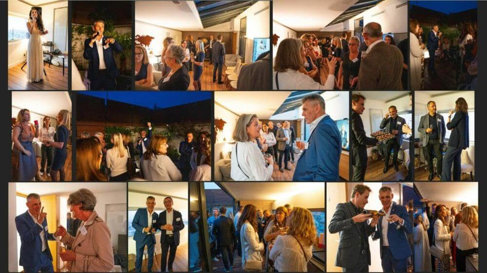 Photos des 20 ans d'acteo consulting avec Laurent Tylski coach de dirigeants cadres et managers